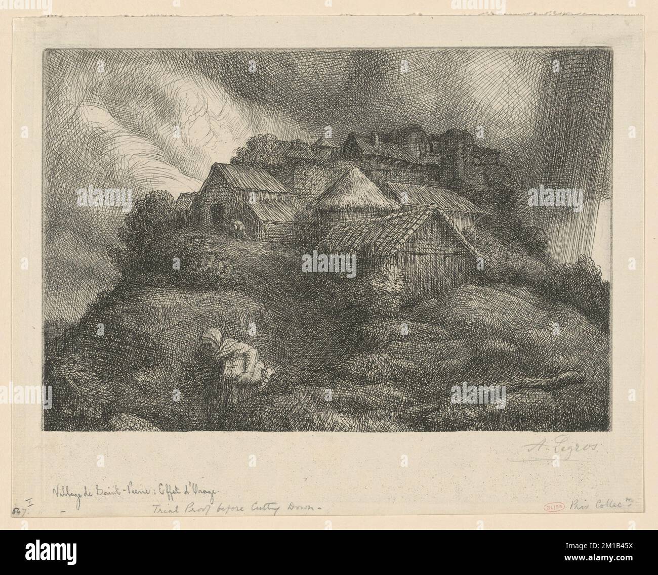 Village de SaintPierre Effet d'orage , Villages, Hills, Storms