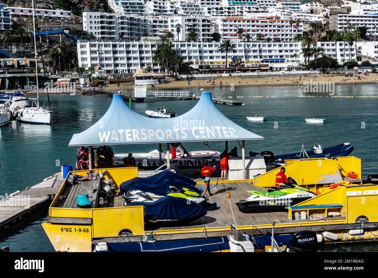 Puerto Rico's water sports center offers a range of exciting activities, from jet skiing to