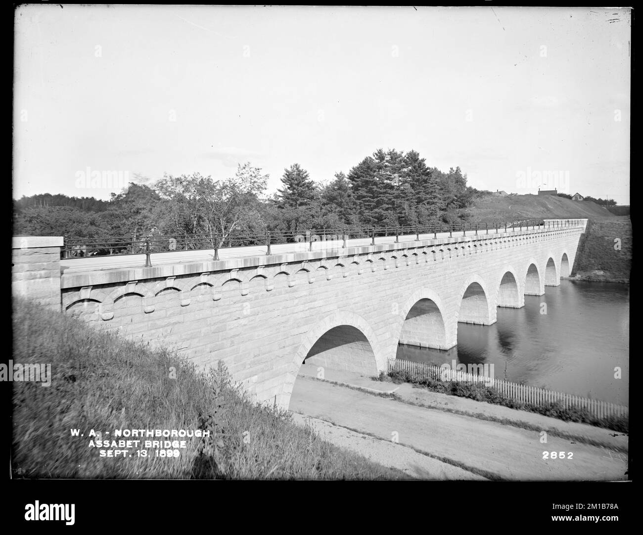 Wachusett Aqueduct, Assabet Bridge, Northborough, Mass., Sep. 13, 1899