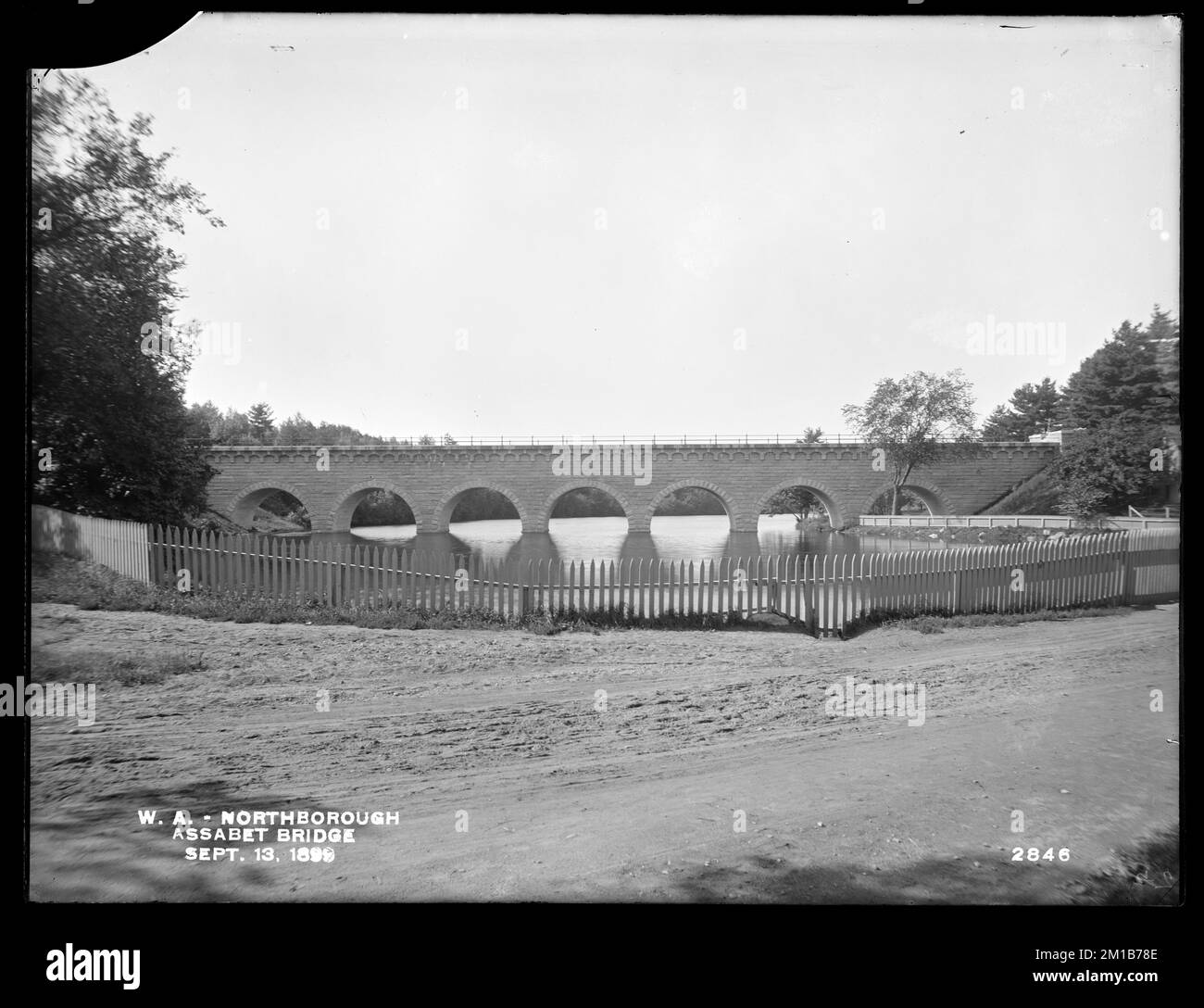 Wachusett Aqueduct, Assabet Bridge, Northborough, Mass., Sep. 13, 1899
