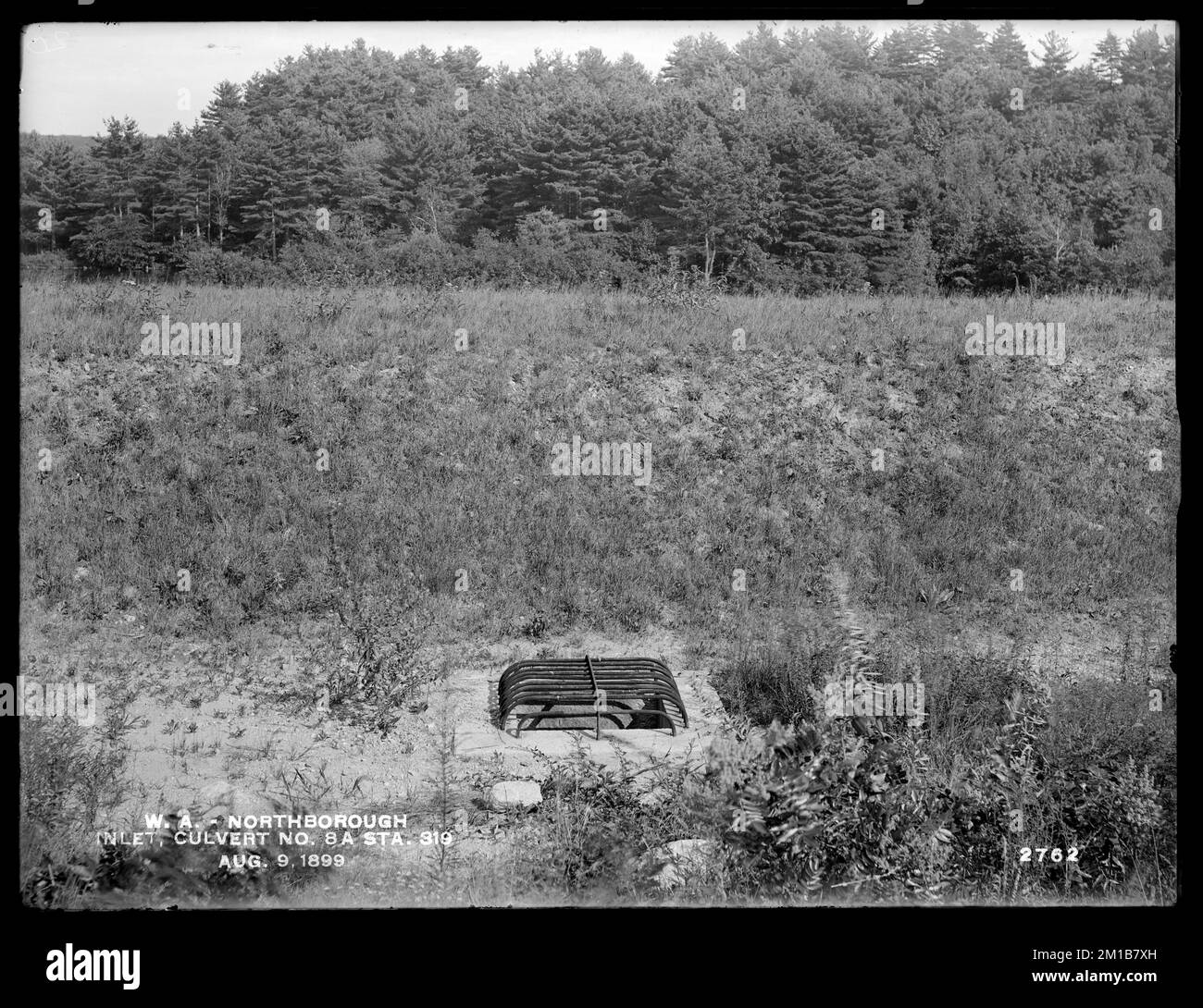 Wachusett Aqueduct, inlet, Culvert No. 8A, station 319, Northborough