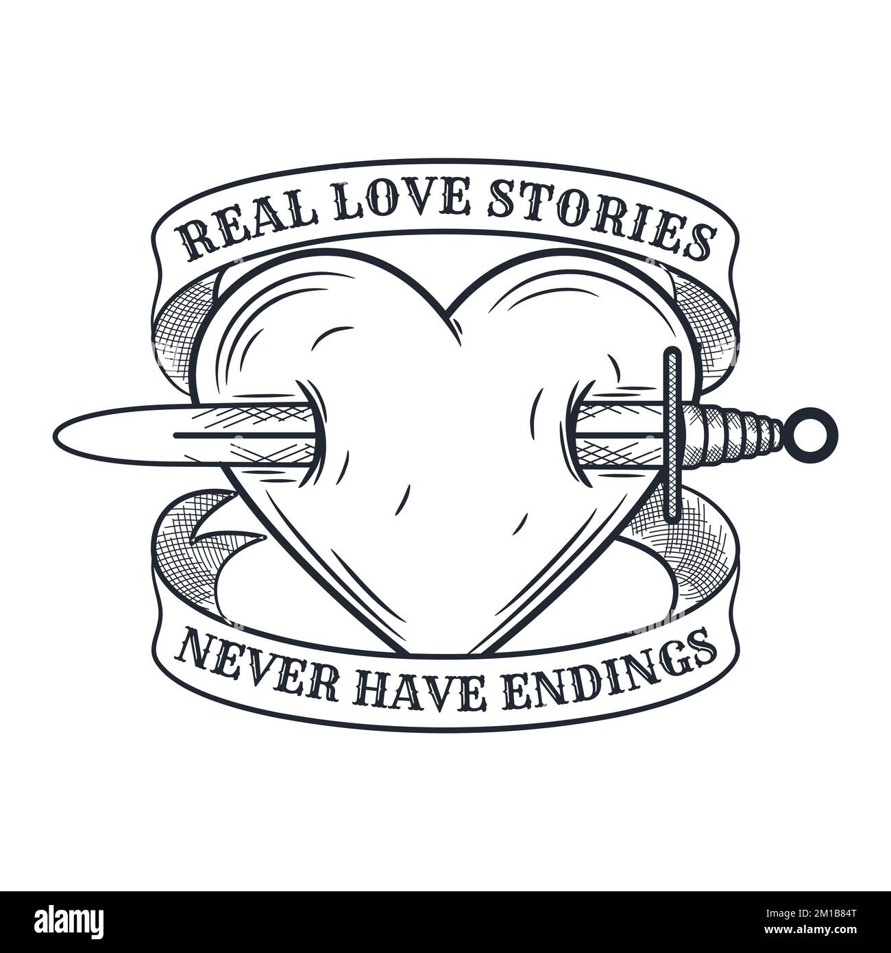 Real Love Stories Never Have Endings Love Typography Quote Design real-love-stories-never-have-endings-love-typography-quote-design