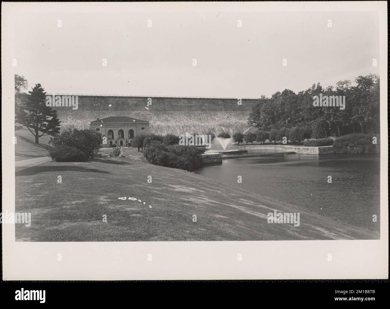 Wachusett Dam and grounds, Lower Gatehouse, Clinton, Mass., Sept. 17