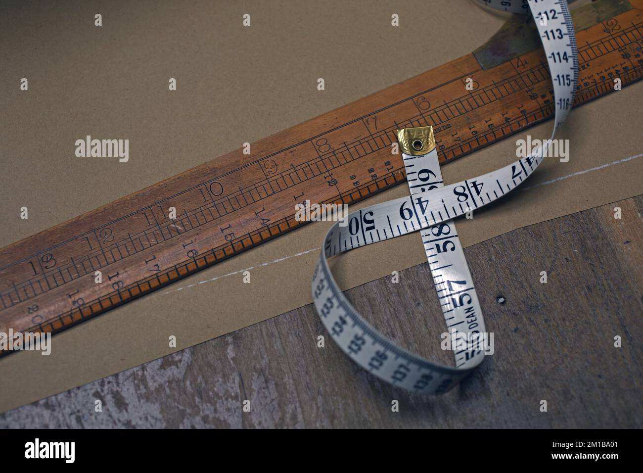 Old tailor measuring tool vintage angle ruler at Anderson & Shepherd ...