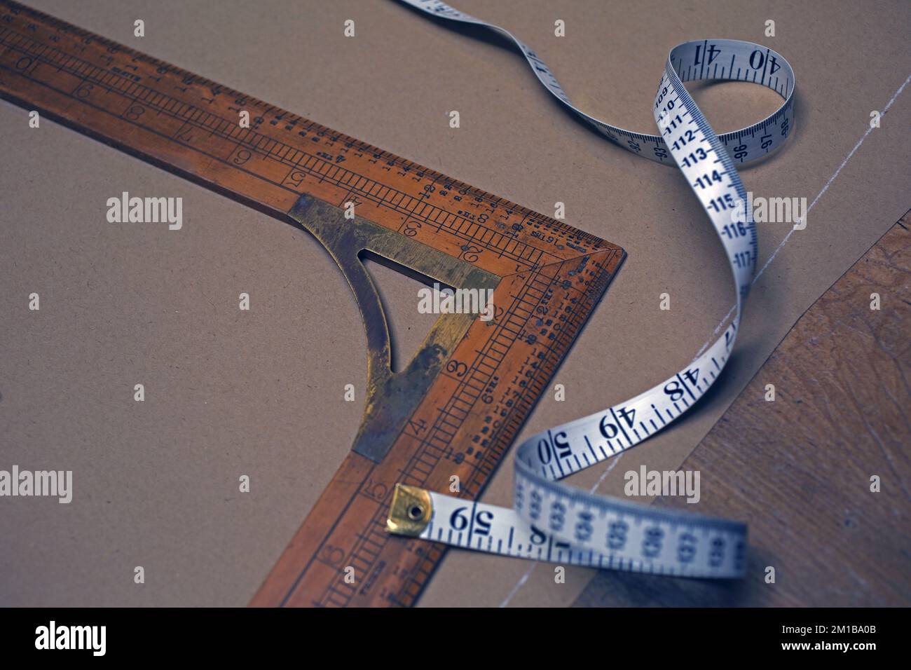 Old tailor measuring tool vintage angle ruler at Anderson & Shepherd ...