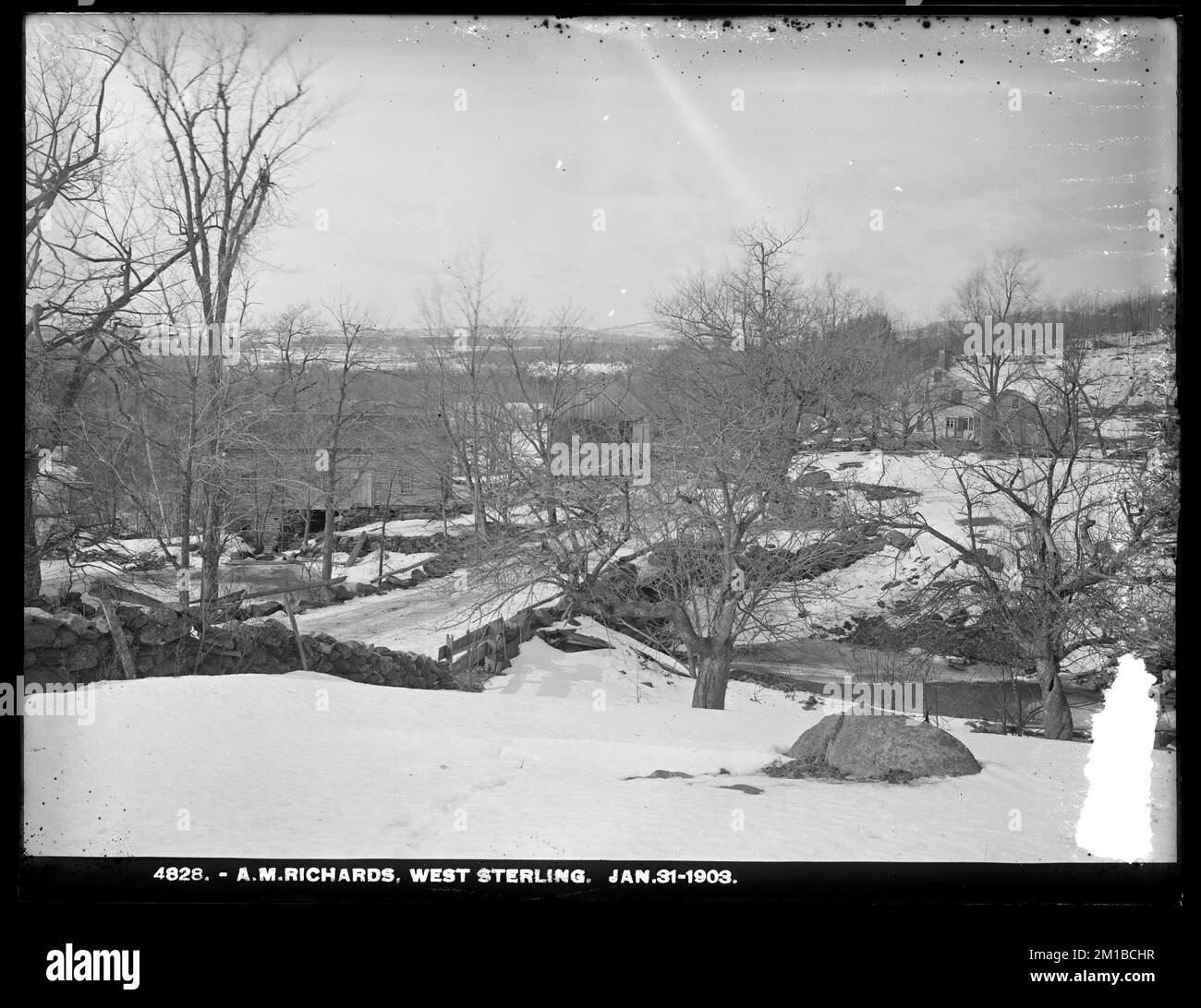 Wachusett Reservoir, A. M. Richards, West Sterling, Mass., Jan. 31