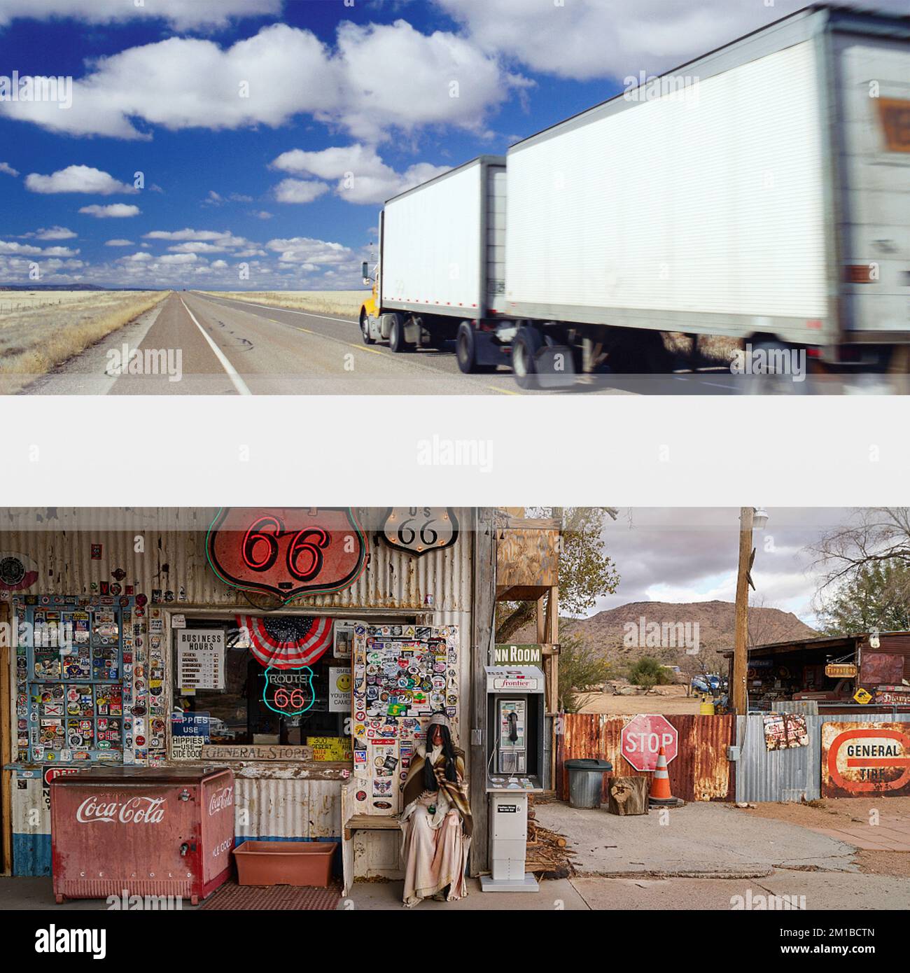 An American myth, one of the very first federal highways to be created in the United States of 