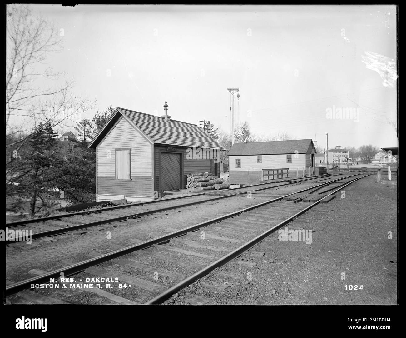 Wachusett Reservoir, Boston & Maine Railroad's section house and