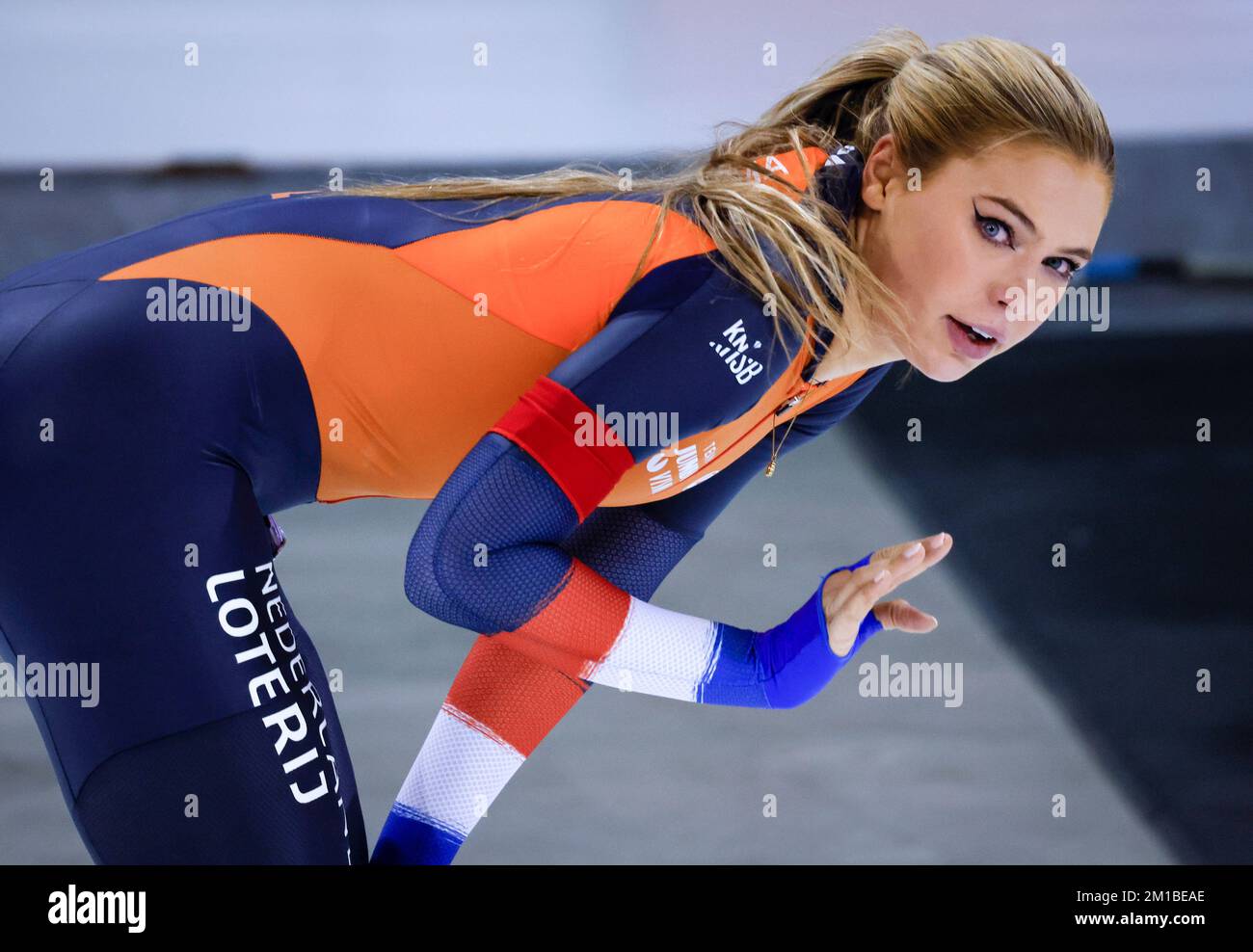 December 11, 2022, Calgary, AB, CANADA: Jutta Leerdam, of the