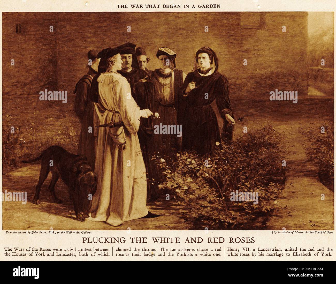 War of the roses painting hi-res stock photography and images - Alamy