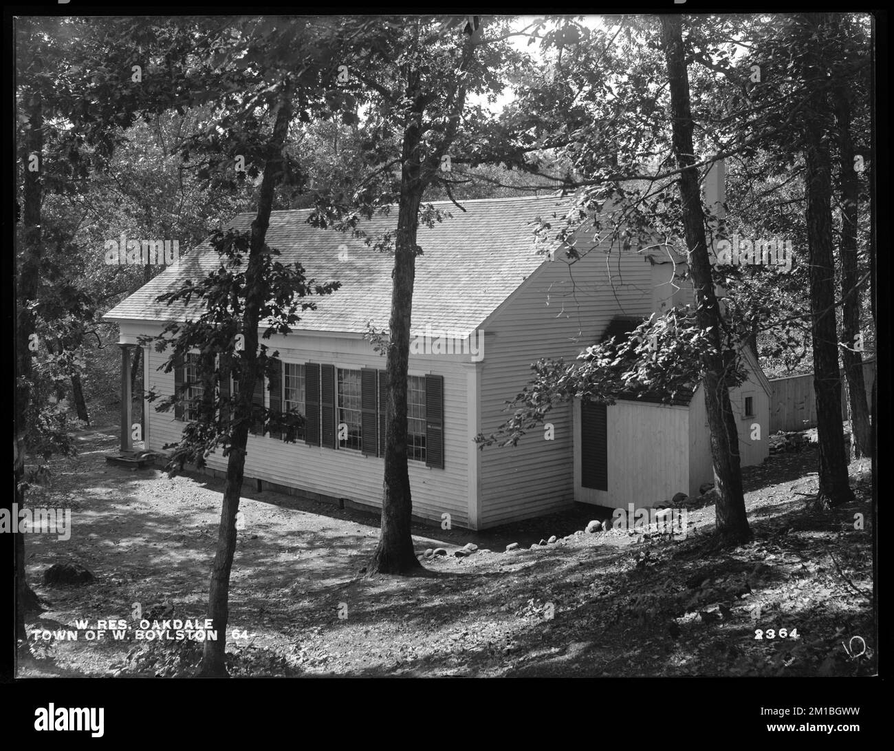 Wachusett Reservoir, inhabitants of West Boylston, schoolhouse, on the