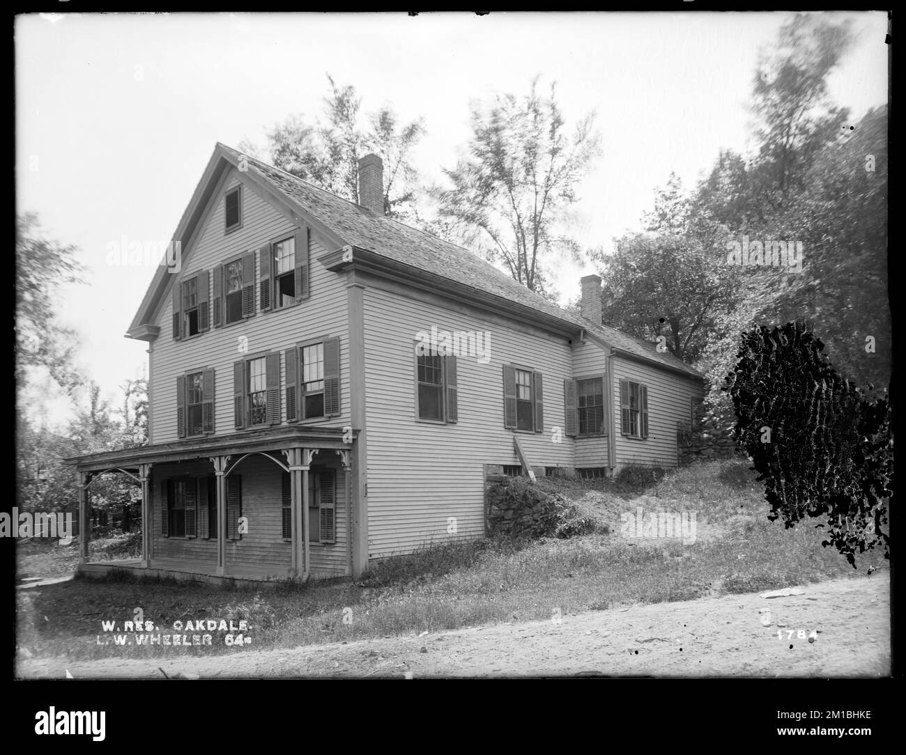 Wachusett Reservoir, L. W. Wheeler's house, on the southwesterly corner