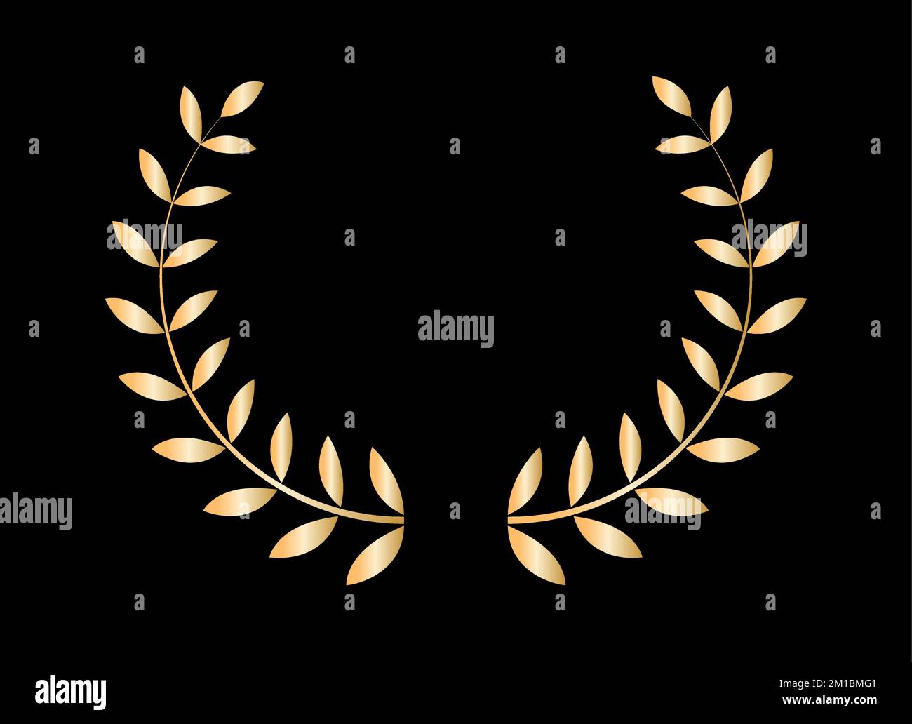 gold-film-awards-golden-award-wreaths-vector-illustration-stock