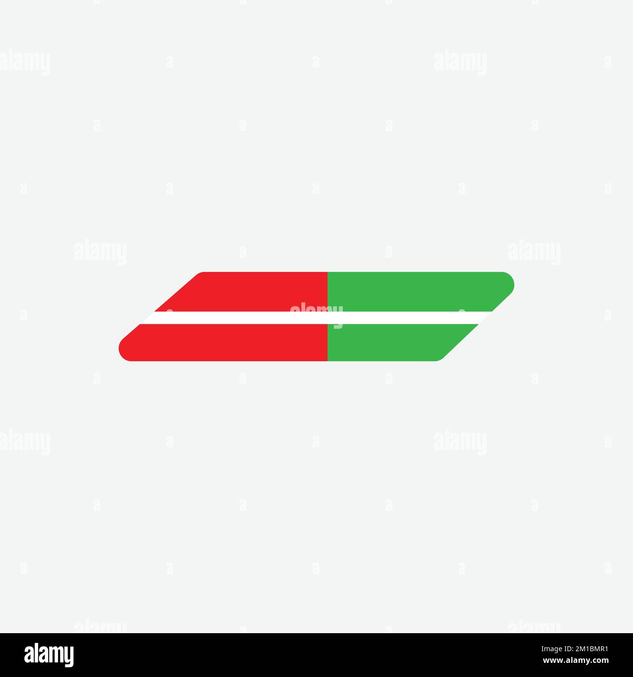 Eraser Icon. Office Concept. Cartoon - Vector. Vector illustration Stock Vector