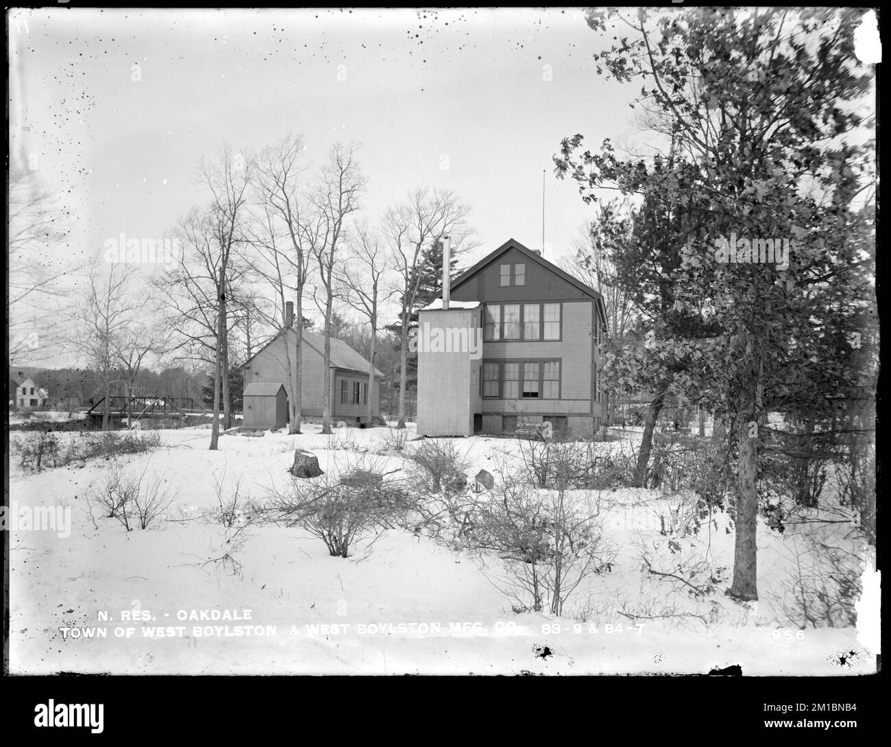 Wachusett Reservoir, Town of West Boylston and West Boylston