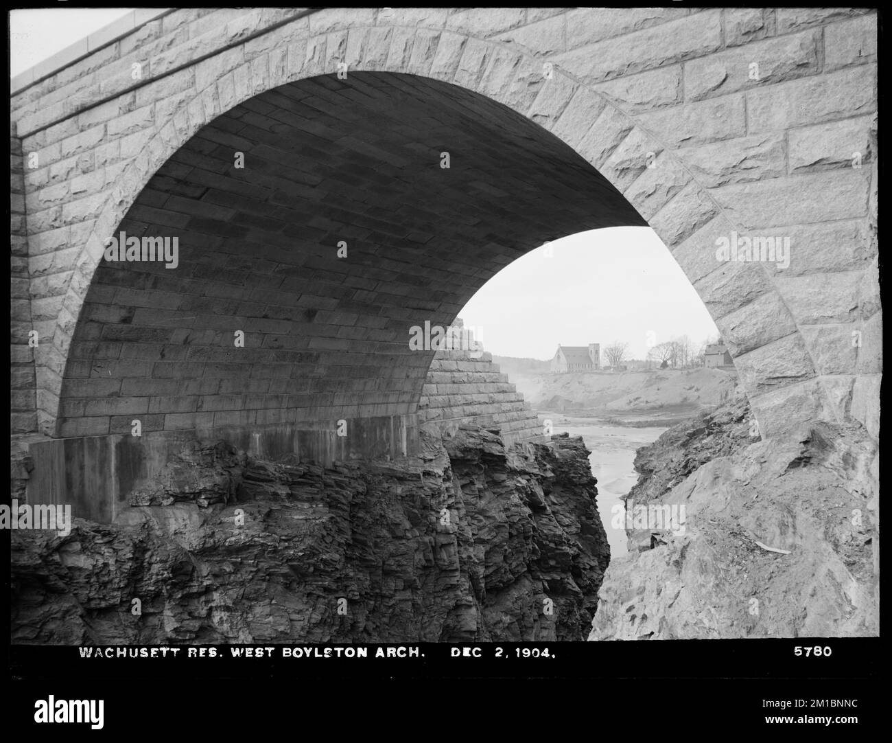 Wachusett Reservoir, West Boylston Arch, West Boylston, Mass., Dec. 2