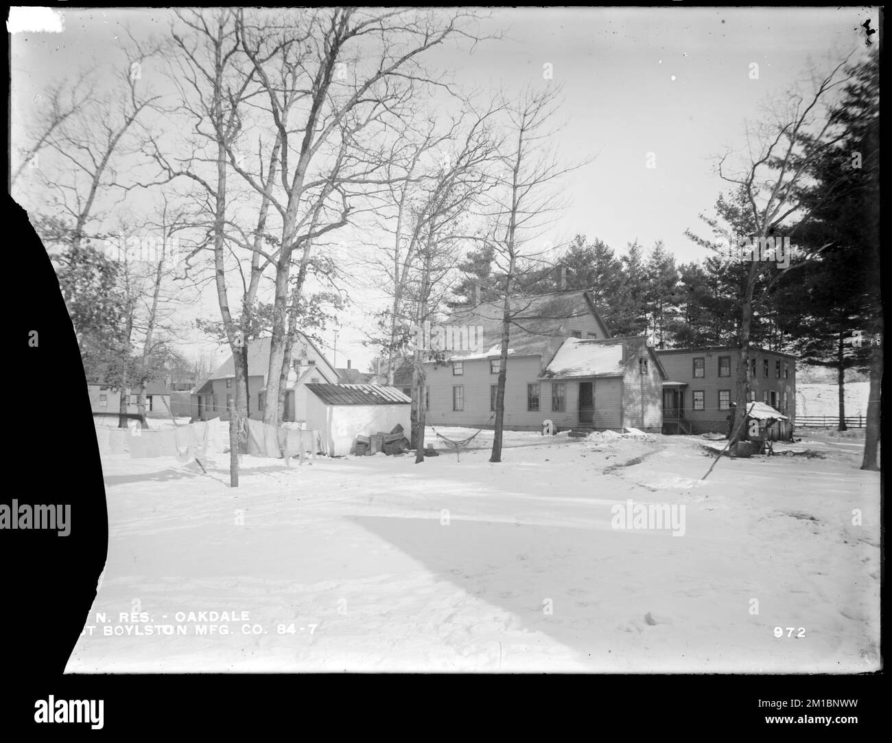 Wachusett Reservoir, West Boylston Manufacturing Company's houses