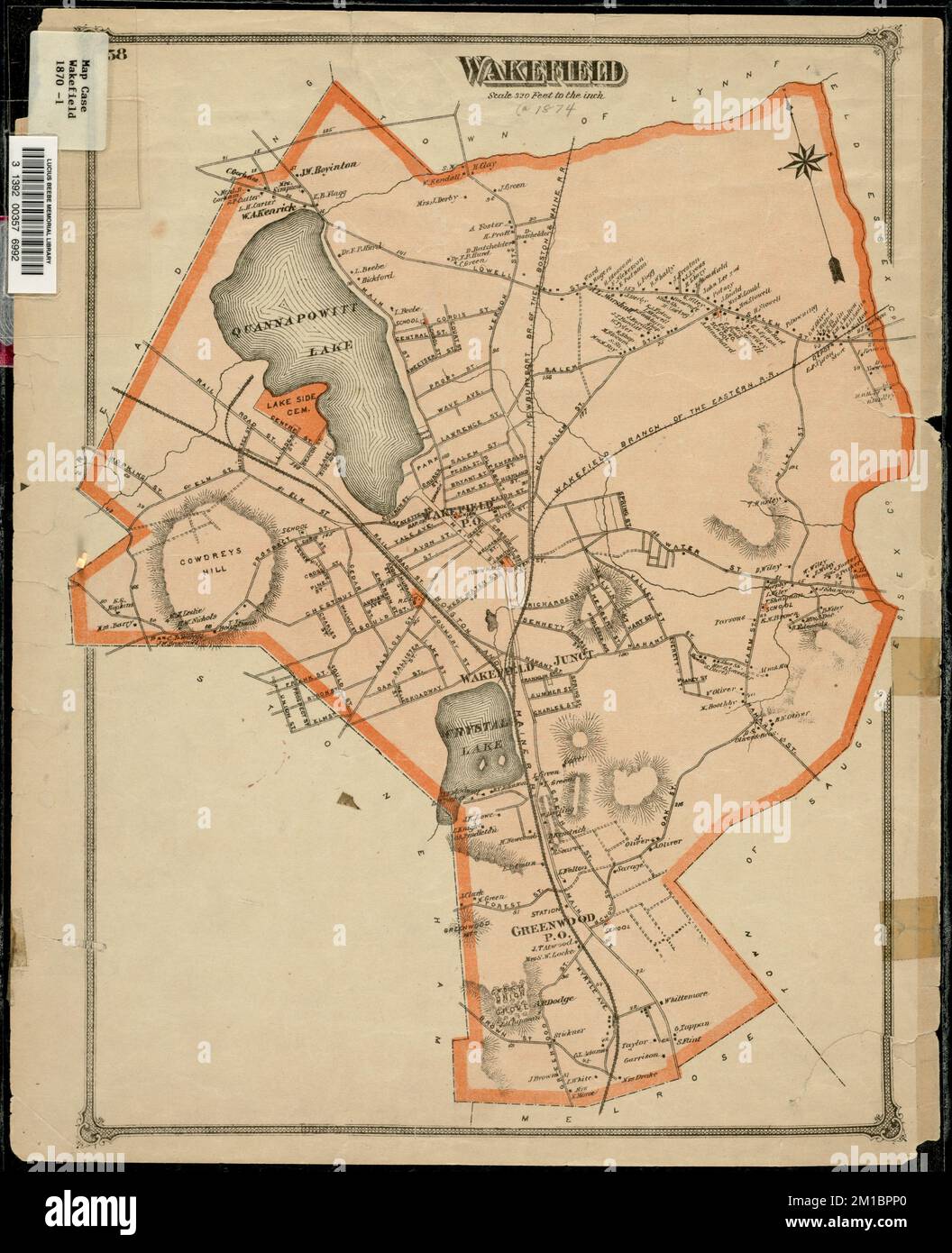 Wakefield [Massachusetts] ,. Lucius Beebe Memorial Library Historic