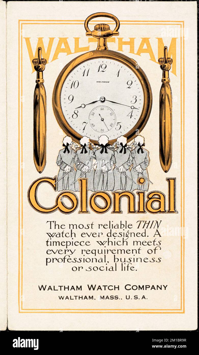 Waltham colonial , Clocks & watches, Waltham Watch Company. Waltham