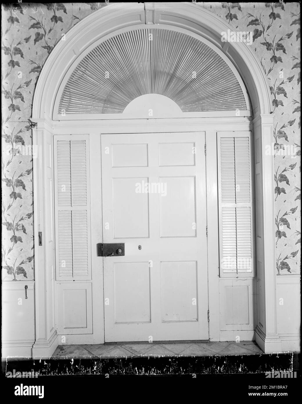 Waltham, interior detail, door, Governor Gore Mansion, 1799 , Mansions ...
