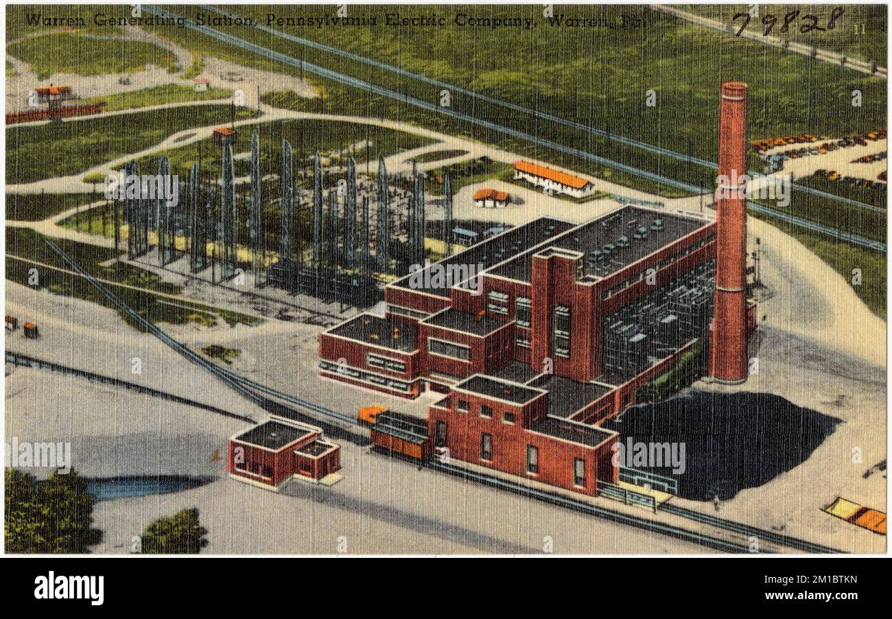 Warren Generating Station, Pennsylvania Electric Company, Warren, Pa