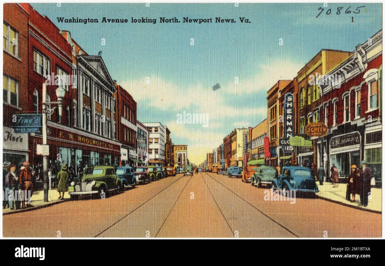 washington-avenue-looking-north-newport-news-va-cities-towns