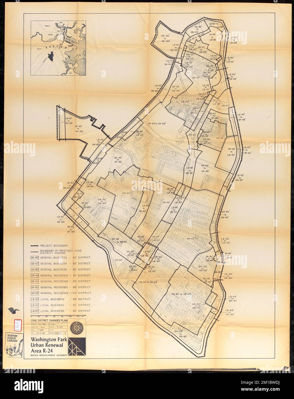 Washington Park urban renewal area r24 zone district changes plan