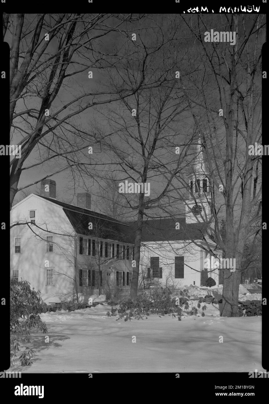 Wenham, Mass. , Architecture, Dwellings, Churches. Samuel Chamberlain