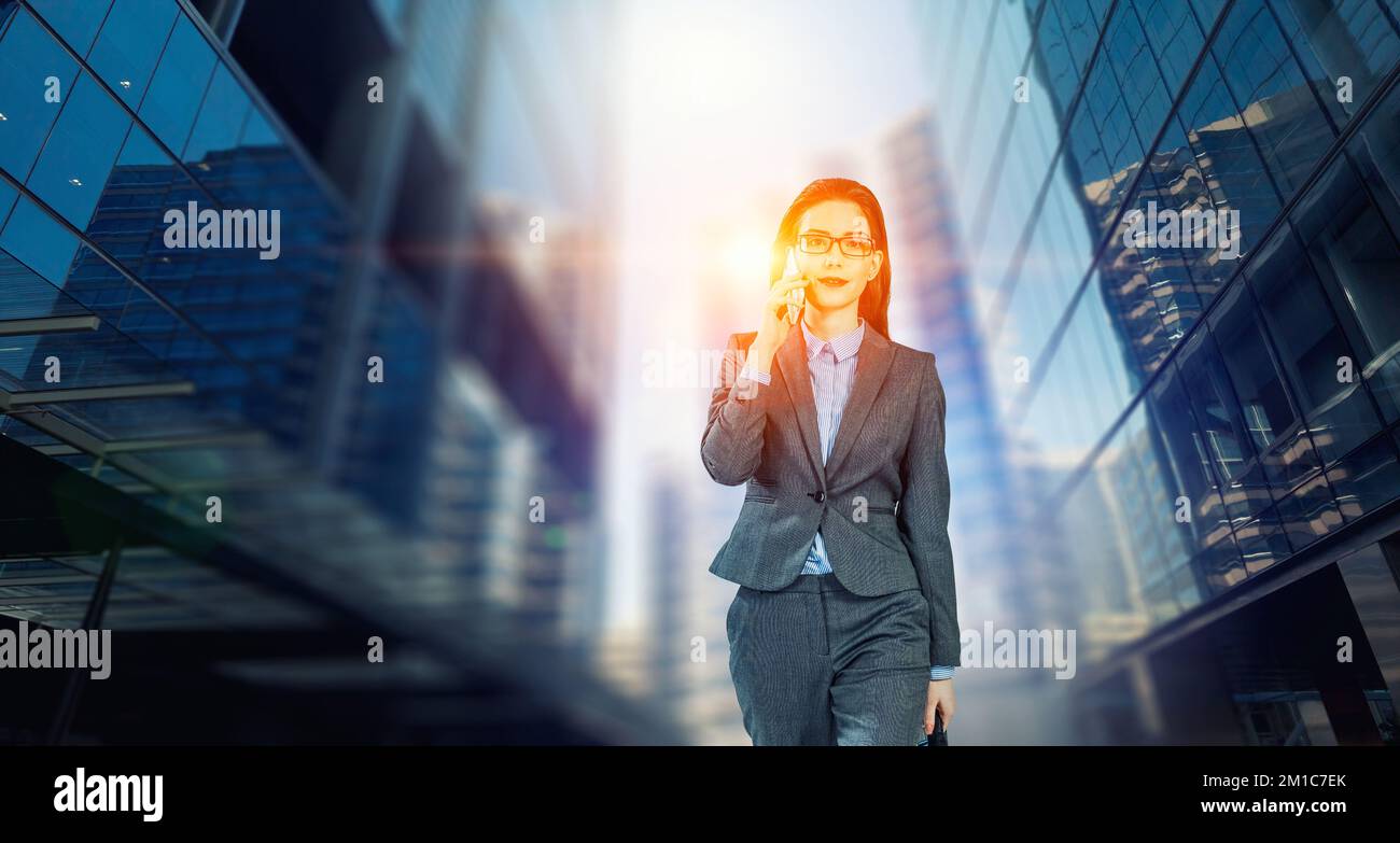 Business and innovation concept . Mixed media Stock Photo - Alamy