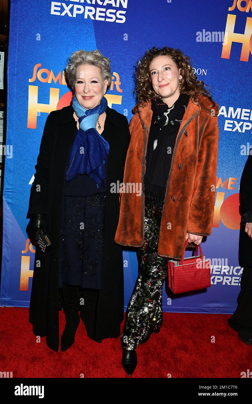 Bette Midler and daughter Sophie Von Haselberg attend the "Some Like it