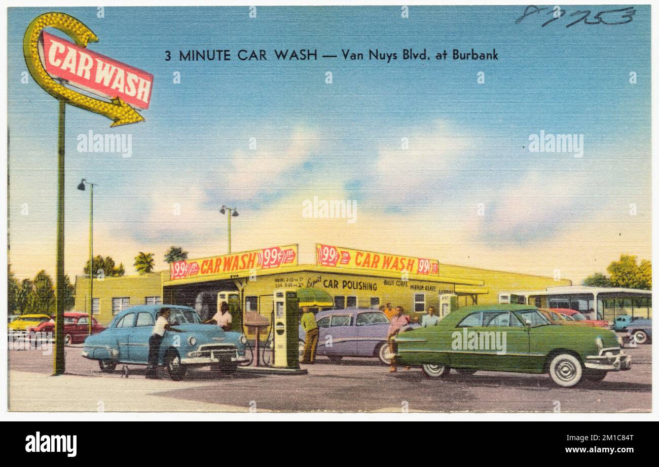 3 Minute Car Wash Van Nuys Blvd. at Burbank , Commercial facilities