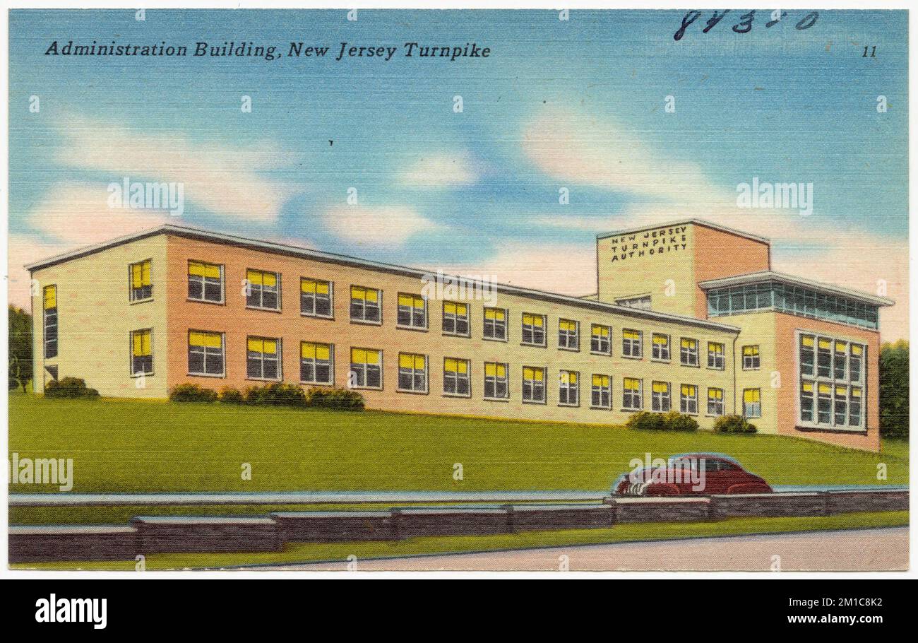Administration building, New Jersey Turnpike , Tichnor Brothers