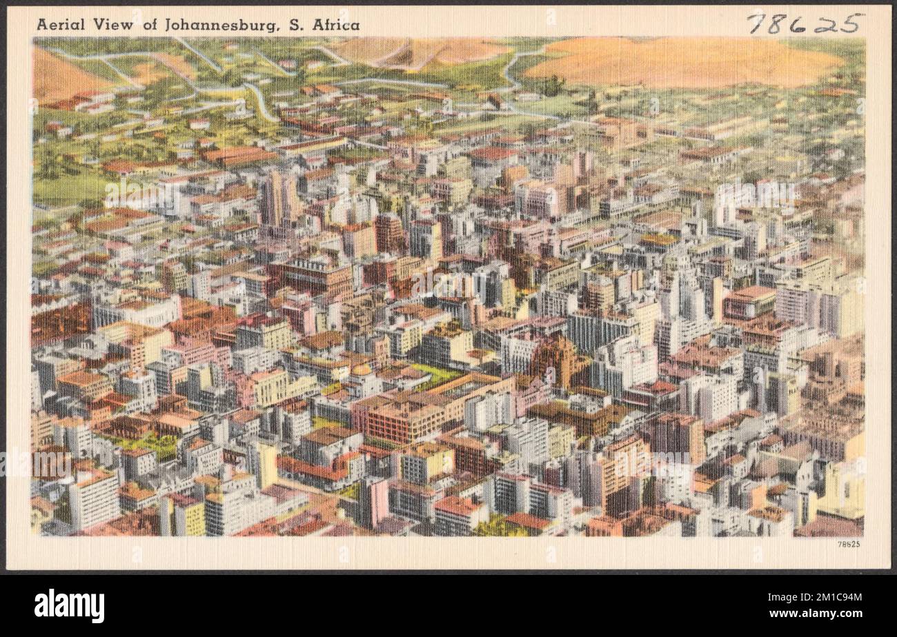 Aerial view of Johannesburg, Johannesburg, S. Africa , Cities & towns