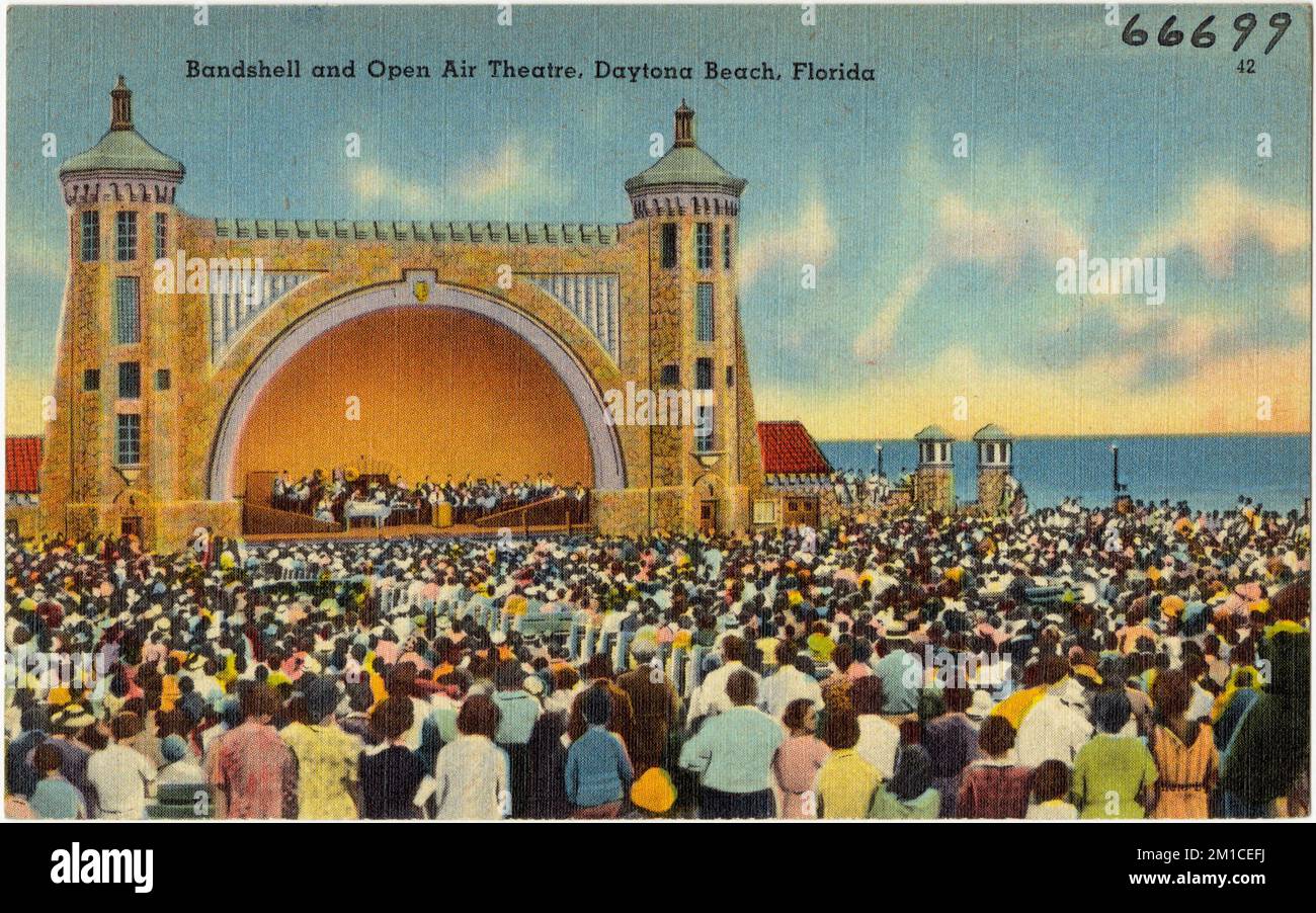 Bandshell and openair theatre, Daytona Beach, Florida , Theaters