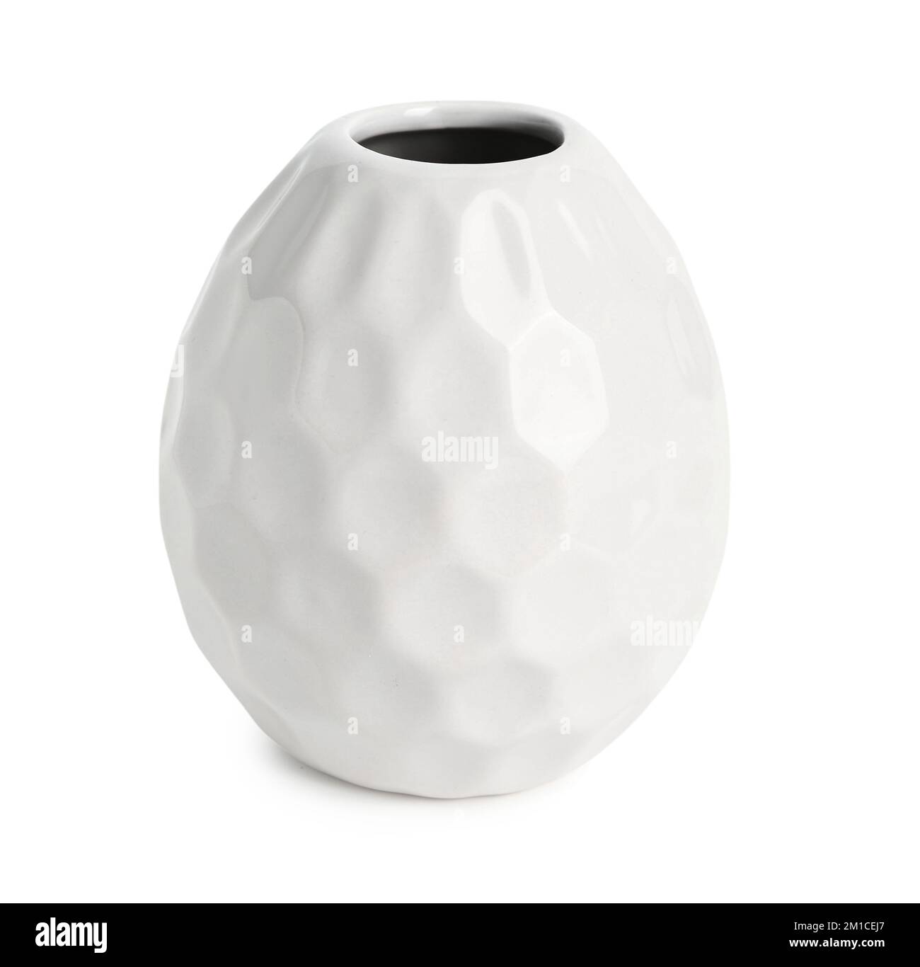 Ceramic vase isolated on white background Stock Photo - Alamy