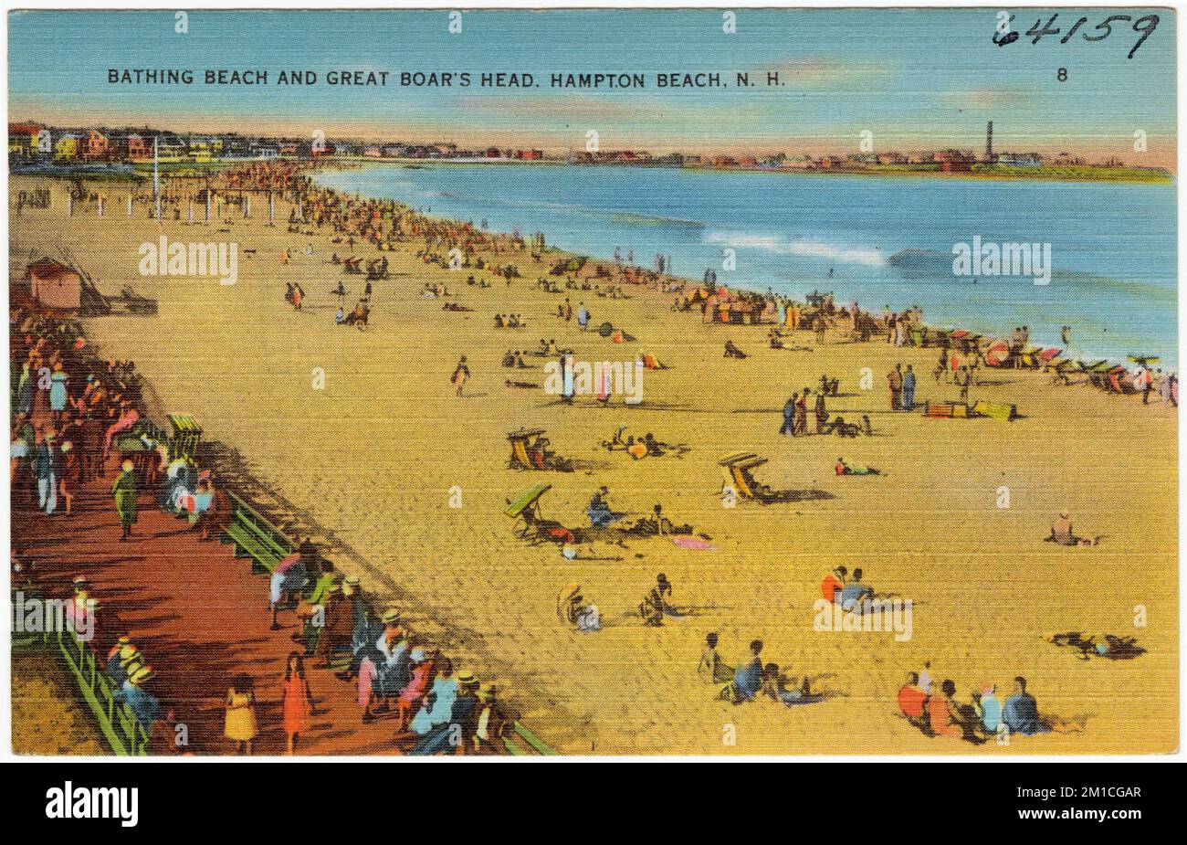 Bathing beach and Great Boar's Head, Hampton Beach, N.H. , Beaches ...