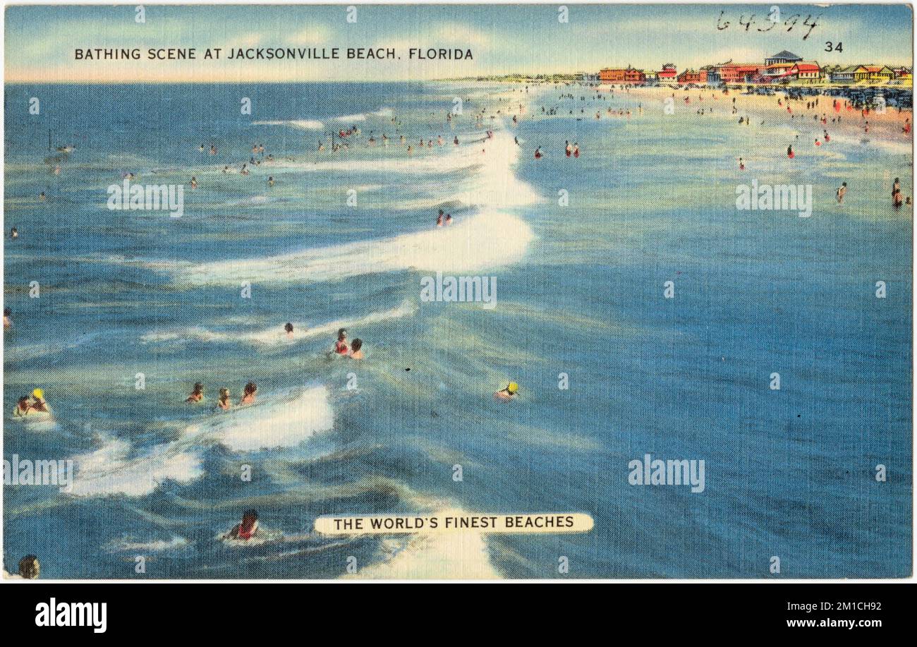 Family beach scene 1950s hi-res stock photography and images - Alamy