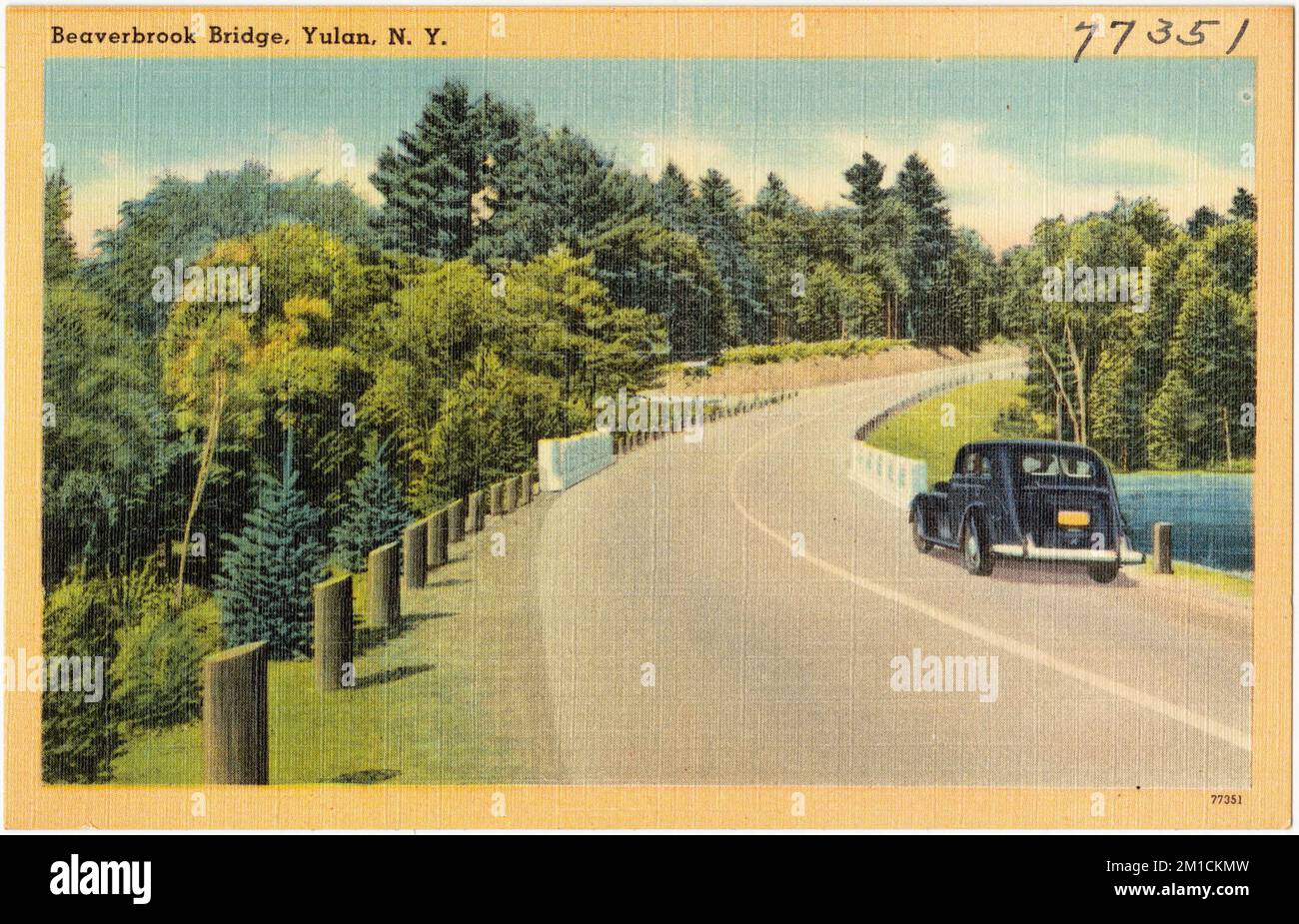 Beaverbrook Bridge, Yulan, N. Y. , Tichnor Brothers Collection