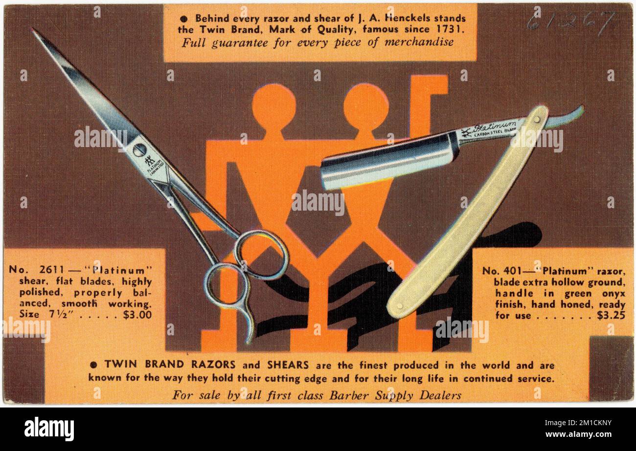 Vintage J.A.HENCKELS ZWILLINGSWERK SOLINGEN GERMANY Scissors 8