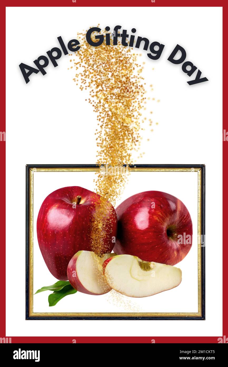 Apple Gifting Day is celebrated every year on January 1 Stock Photo Alamy