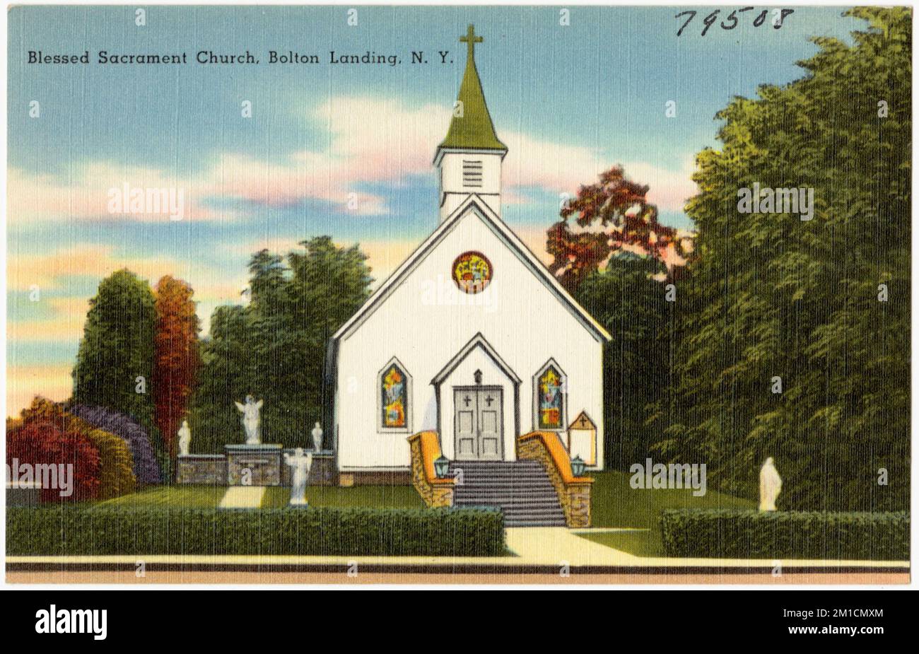Blessed Sacrament Church, Bolton Landing, N. Y. , Churches, Tichnor