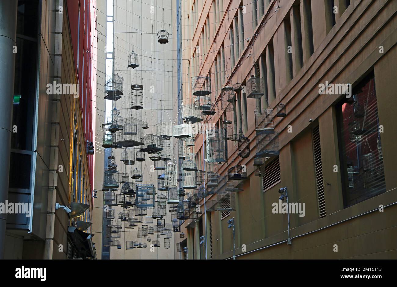 Forgotten songs installation - Sydney, Australia Stock Photo