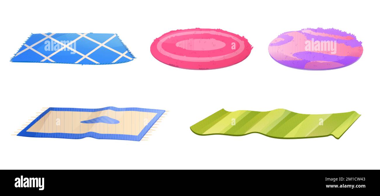 Carpets and rugs, floor mats for bath or dog of different shapes ...