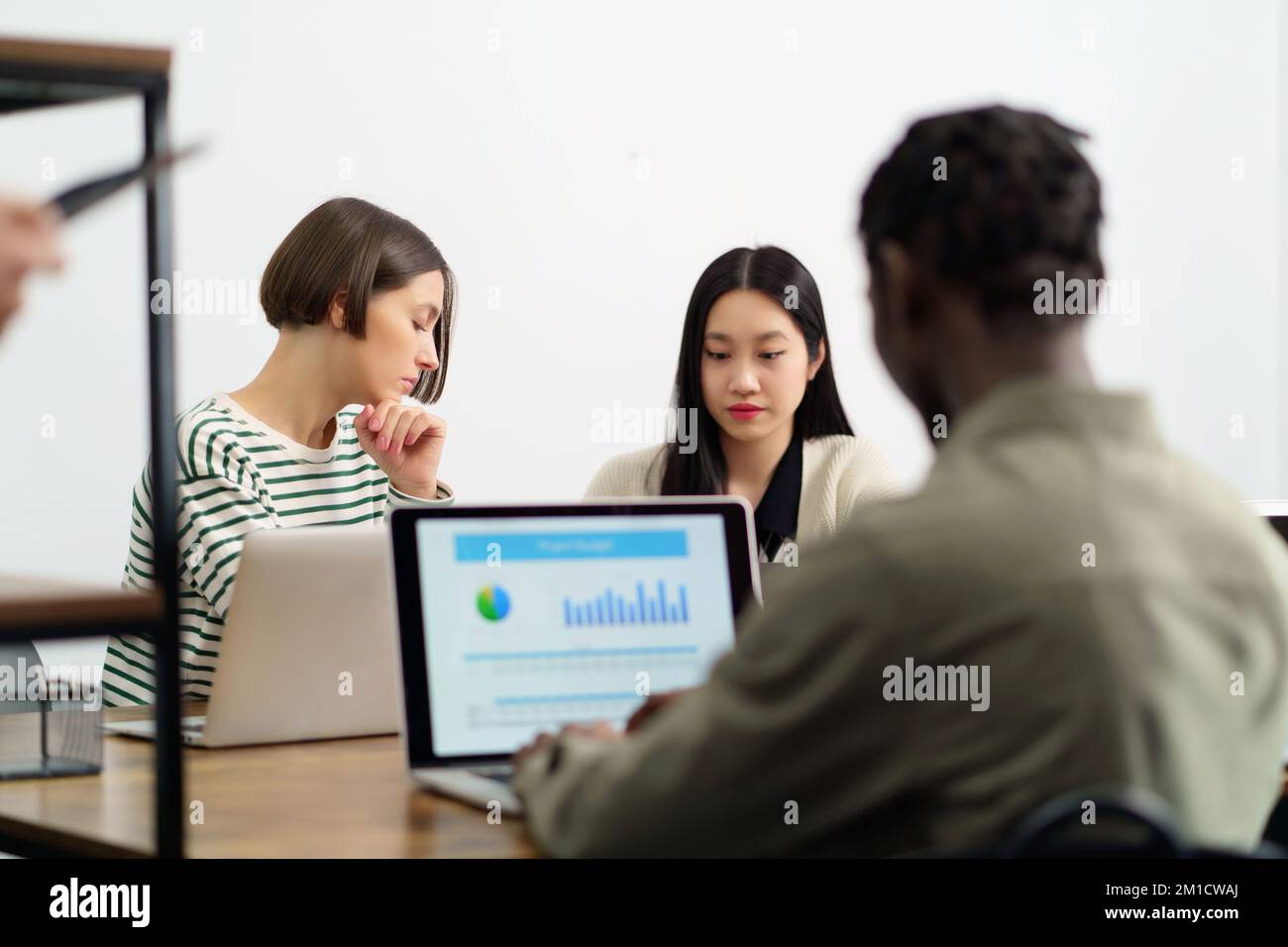 young business people working in a coworking center Stock Photo - Alamy