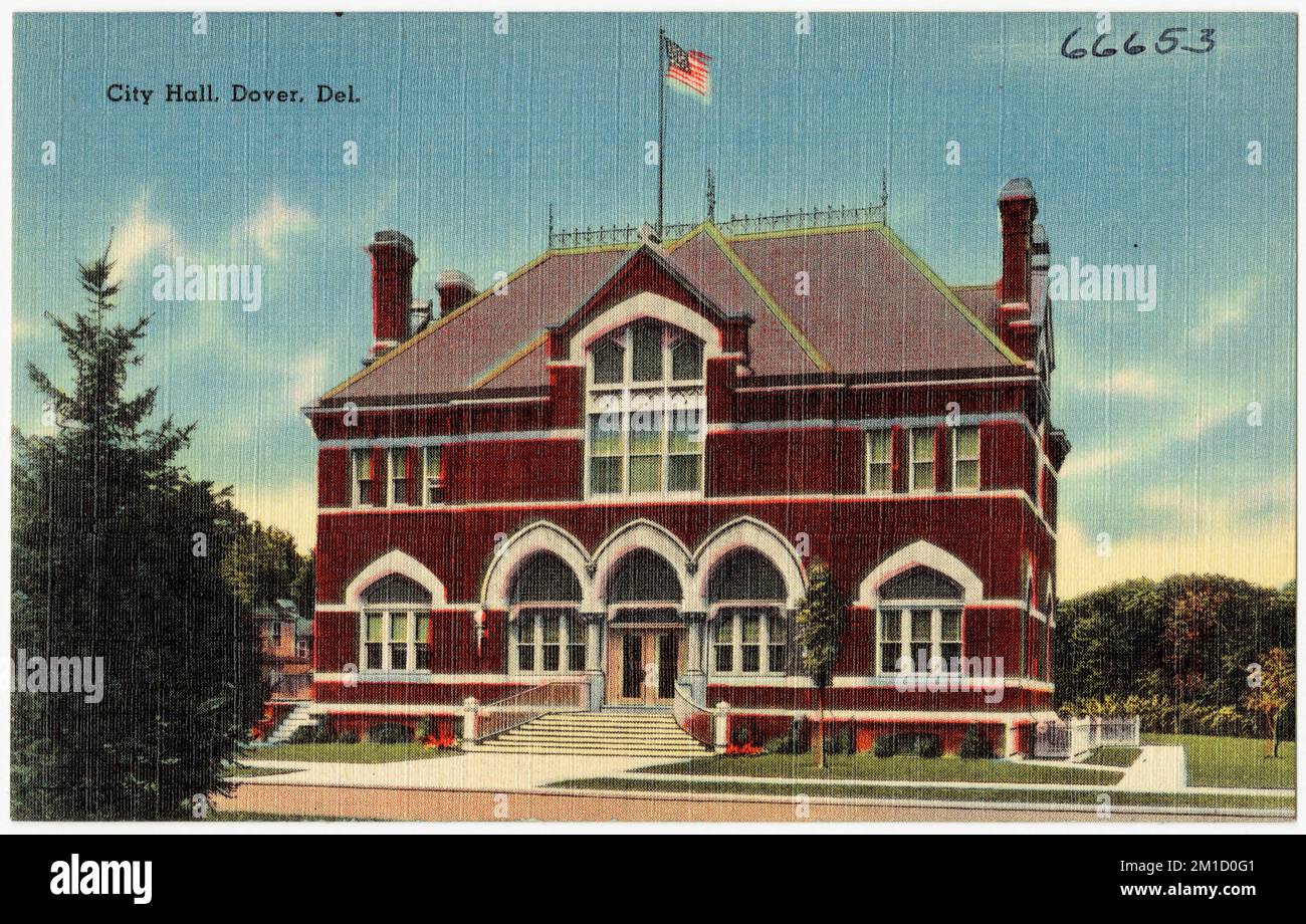 City Hall, Dover, Del. , City & town halls, Tichnor Brothers Collection
