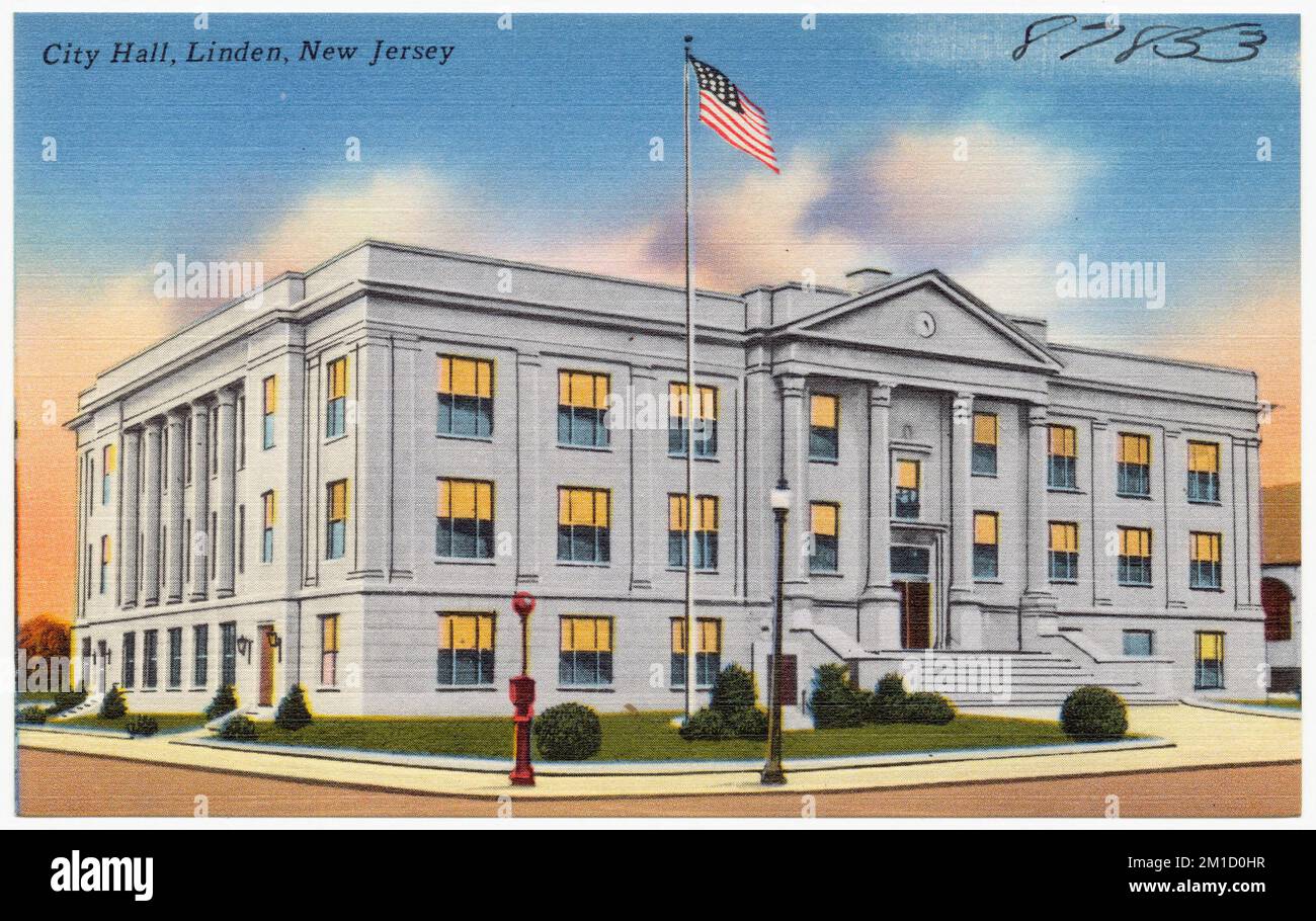 City Hall, Linden, New Jersey , City & town halls, Tichnor Brothers