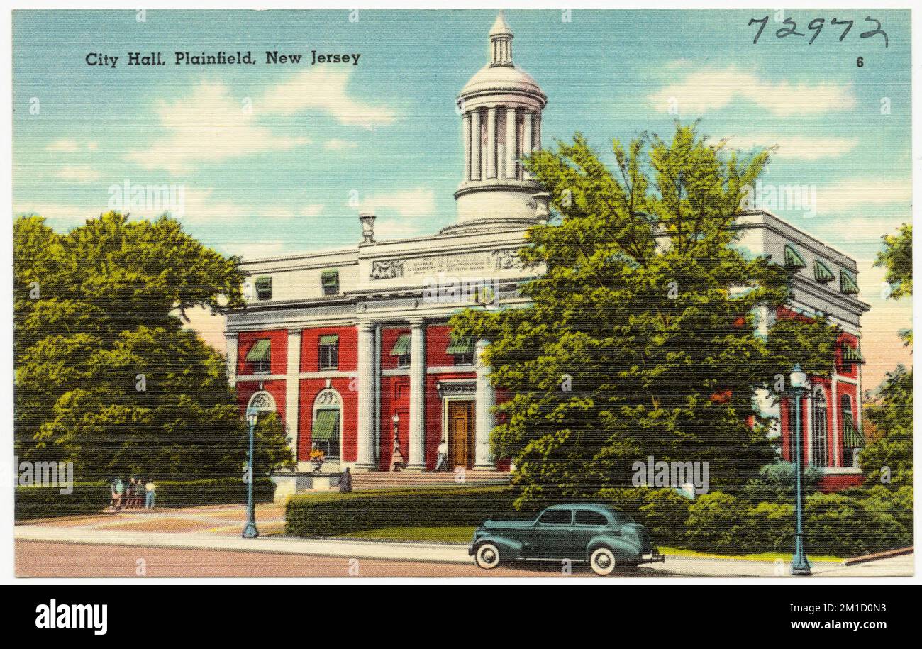 City Hall, Plainfield, New Jersey , City & town halls, Tichnor Brothers