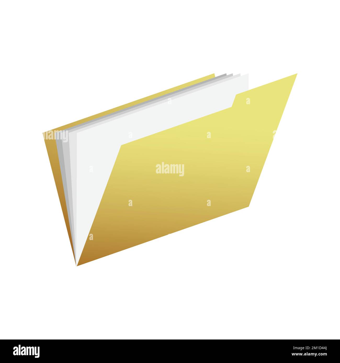 Folder Icon isolated. Office Concept. - Vector. Vector illustration ...