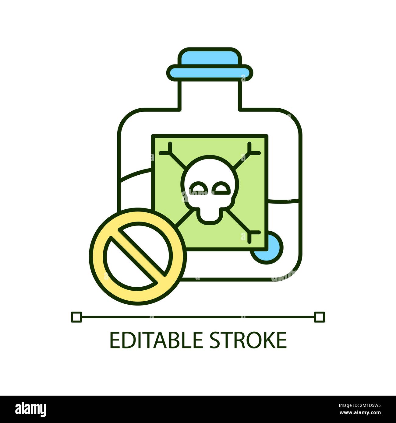 Poison liquid RGB color icon Stock Vector Image & Art - Alamy