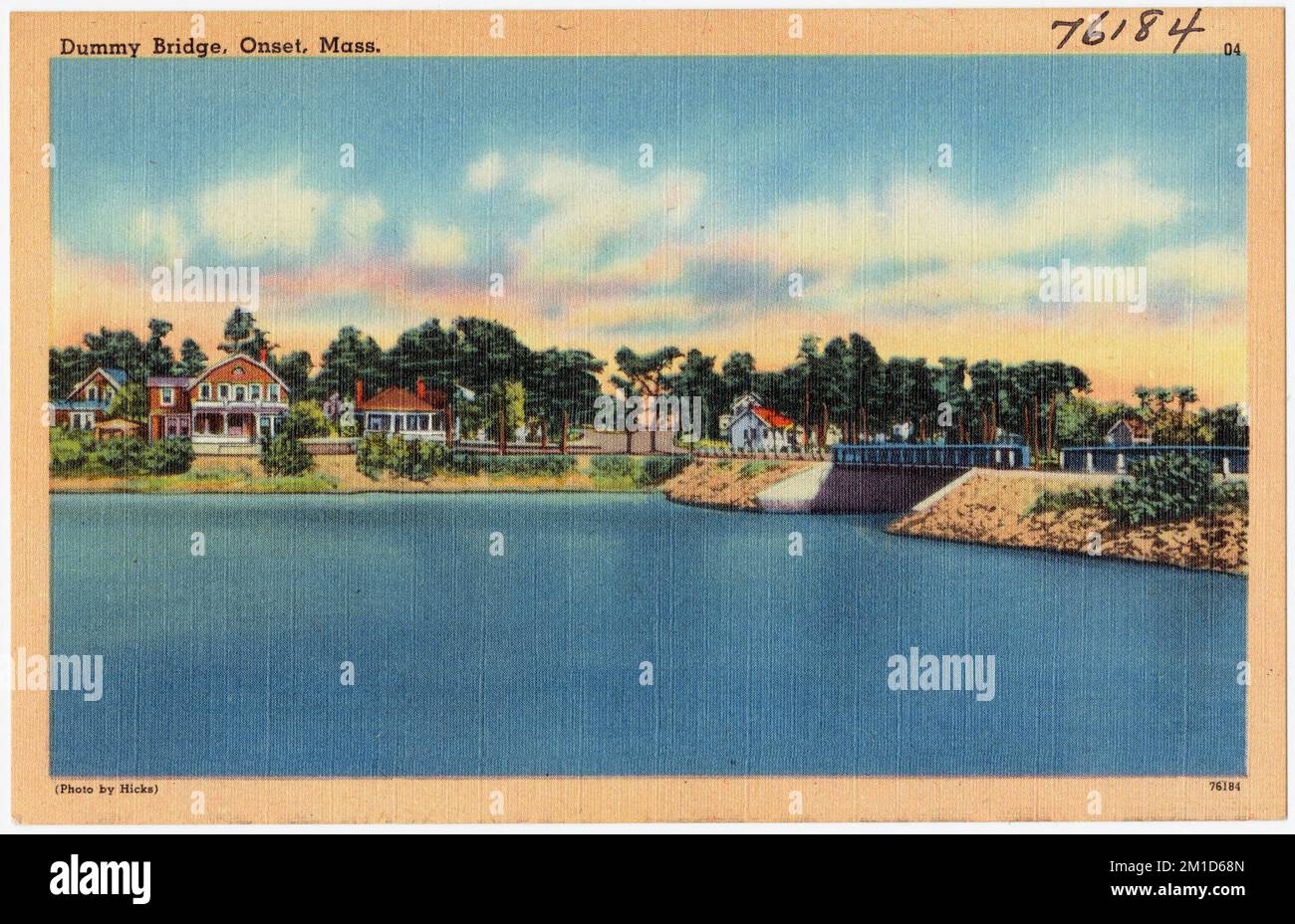 Dummy bridge, Onset, Mass. , Bridges, Tichnor Brothers Collection